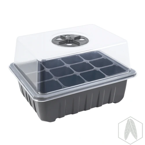 Propagator miniszklarenka na rośliny, siewki 18x15x6 cm.webp