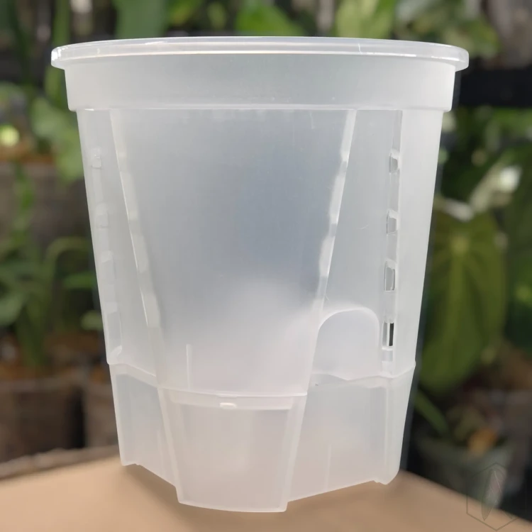 Doniczka oddychająca samonawadniająca mleczna 15cm (1).webp