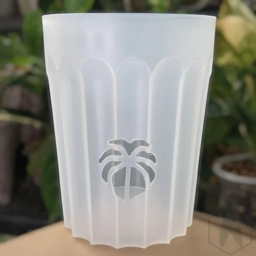 Osłonka na wysoką oddychającą doniczkę v2 12cm mleczna  (1).webp